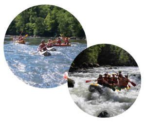 Formules journée - canoë rafting