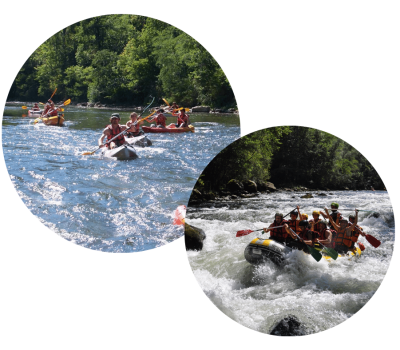 Formules journée - canoë rafting