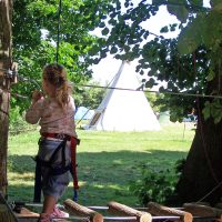 Parcours accrobranche enfants